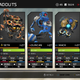 Collectible bluepirnts let you power up and customize your corebot frames. My dog frame here is a hodgepodge, but the flying frame for Mack uses a full set of matching pieces, granting a stat boost.